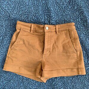 Everlane high-waisted canvas shorts